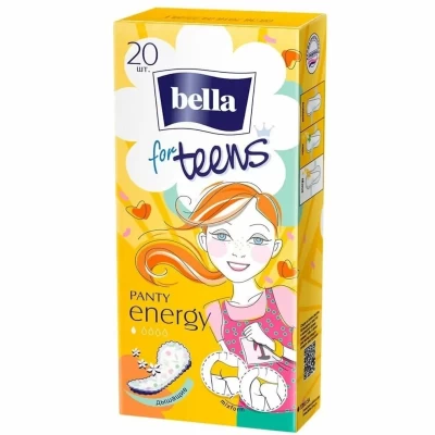 Прокладки ультратонкие Bella For Teens Panty Energy Deo 20шт