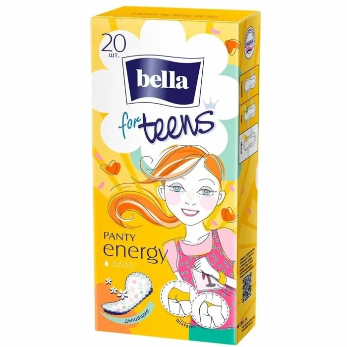 Прокладки ультратонкие Bella For Teens Panty Energy Deo 20шт
