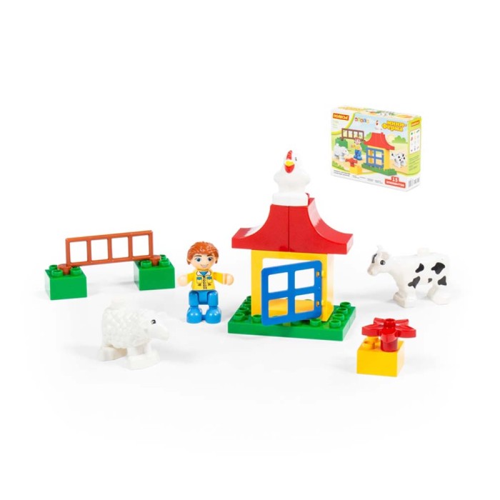 Конструктор "Макси" - "Мини-Ферма" (15 элементов)