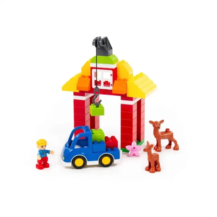 Конструктор "Макси" -  Весёлая ферма (156 элементов)