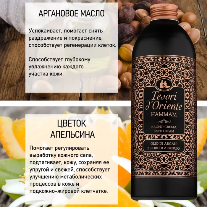 Гель для душа Tesori d'Oriente Хаммам 500мл
