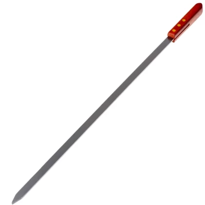 Шампур металлический с деревянной ручкой Шашлычок 63,5см