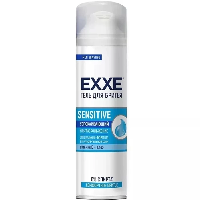 Гель для бритья EXXE Sensitive Успокаивающий 200мл