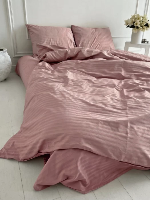 Комплект постельного белья YOTSUBA Полоса Дуэт Бежевый