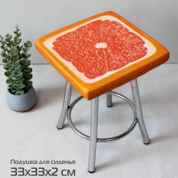 Подушка для сиденья Matex Frutis Cuadro Грейпфрут 33х33