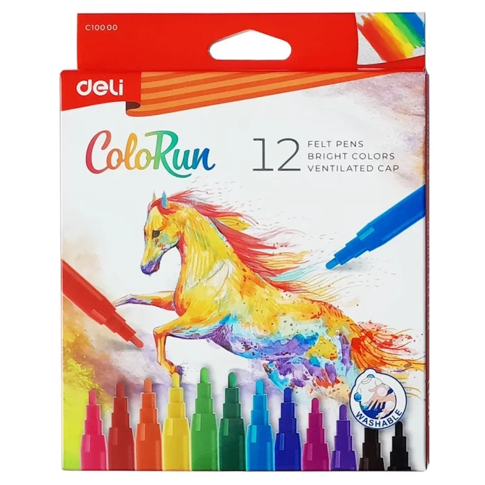 Фломастеры 12 цветов Color Run