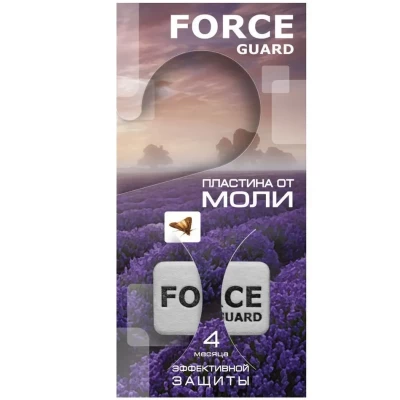 Антимоль Force Guard пластины на крючке