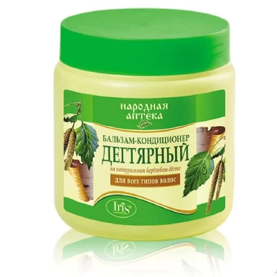 Бальзам-кондиционер Iris cosmetic Народная аптека Дегтярный 500мл