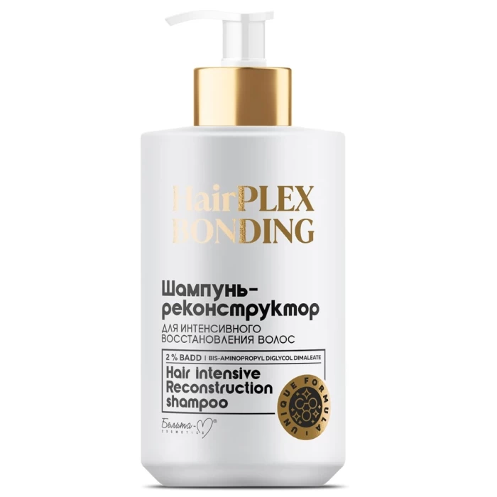 Шампунь для волос Белита-М HairPlex Bonding для интенсивного восстановления 400г