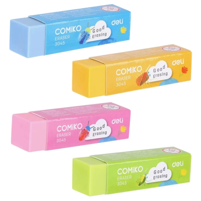 Ластик Comiko ассорти Deli арт 3045