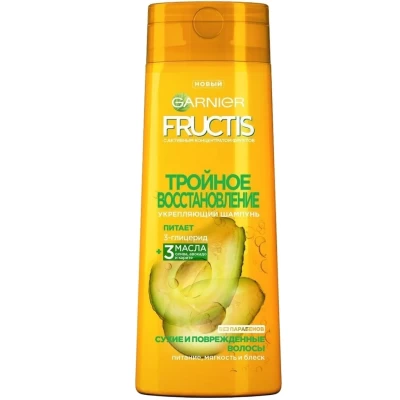 Шампунь Garnier Fructis Тройное восстановление 400мл