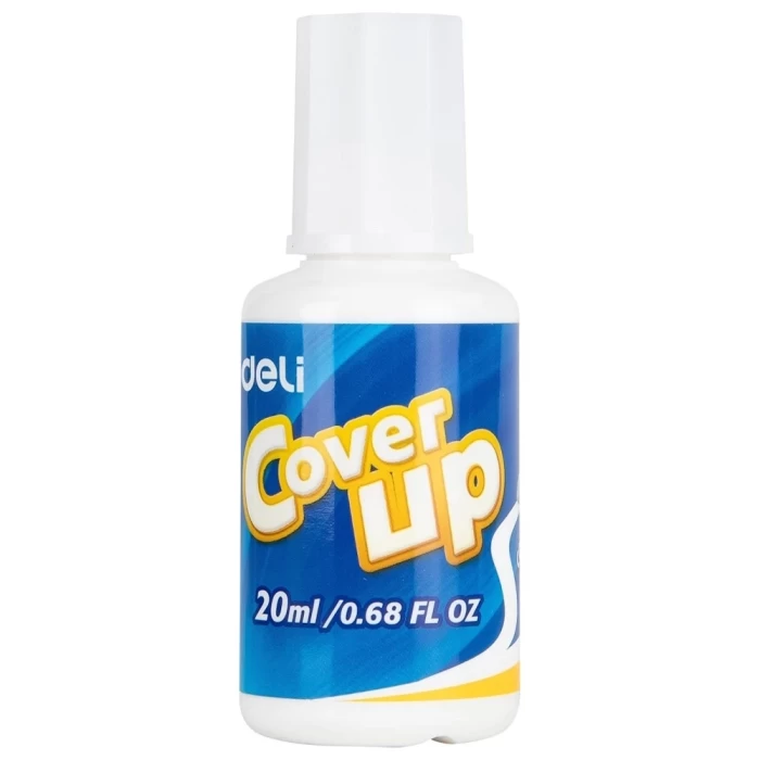 Корректор с кисточкой Deli 20мл