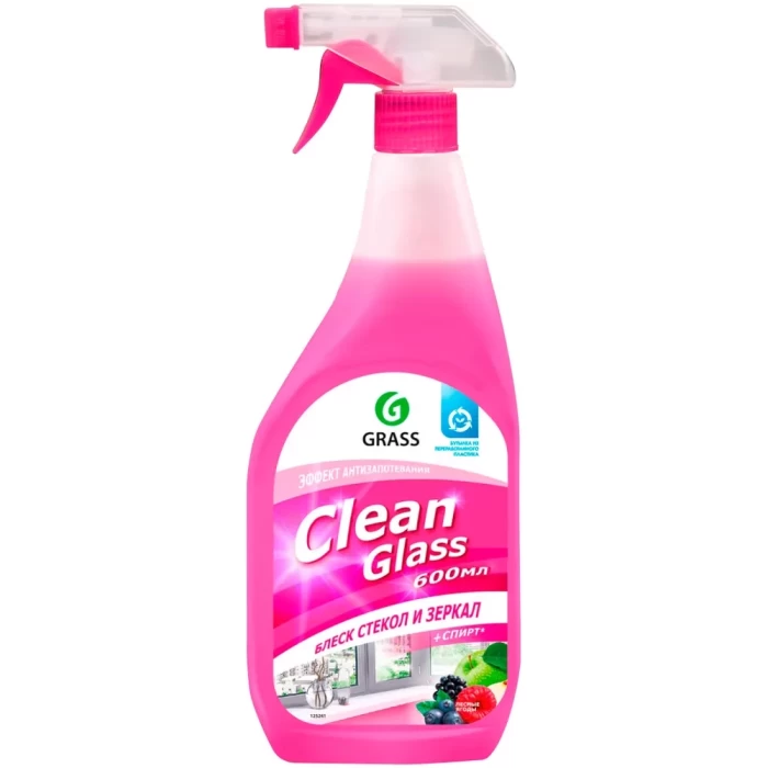 Средство Grass Clean для мытья стекол лесные ягоды 600мл
