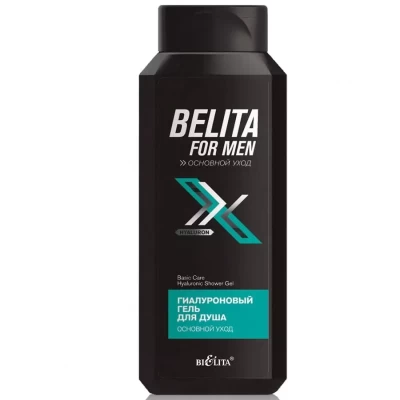 Гель для душа Белита For Men Гиалуроновый Основной уход 400мл