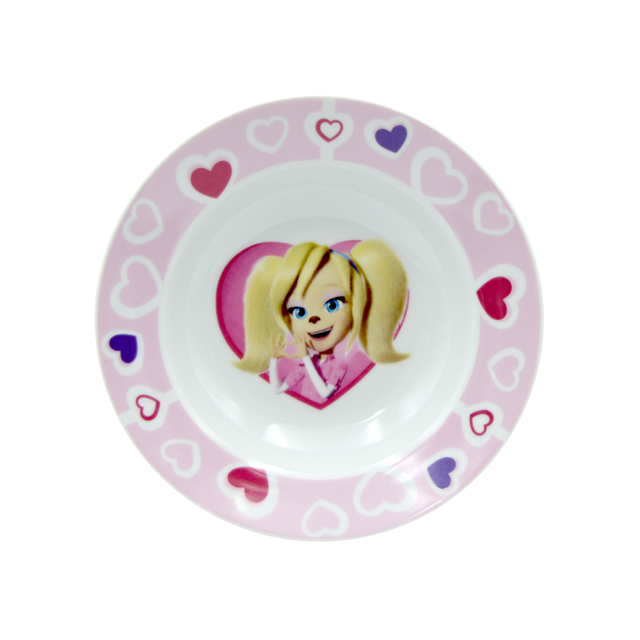 Тарелка глубокая "Идиллия" 200мм (Барбоскины. Роза)