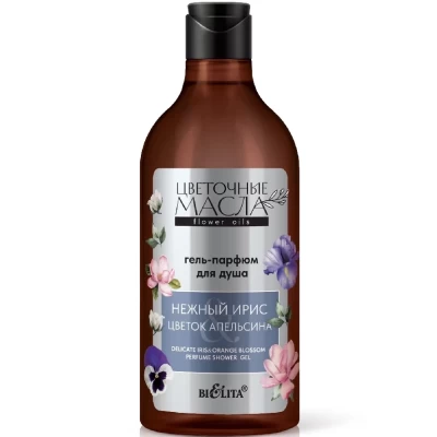 Гель-парфюм для душа Белита Нежный ирис и цветок апельсина 400мл