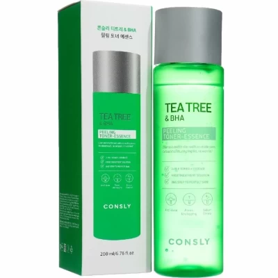 Тонер для лица отшелушивающий Consly С чайным деревом и салициловой кислотой 200мл