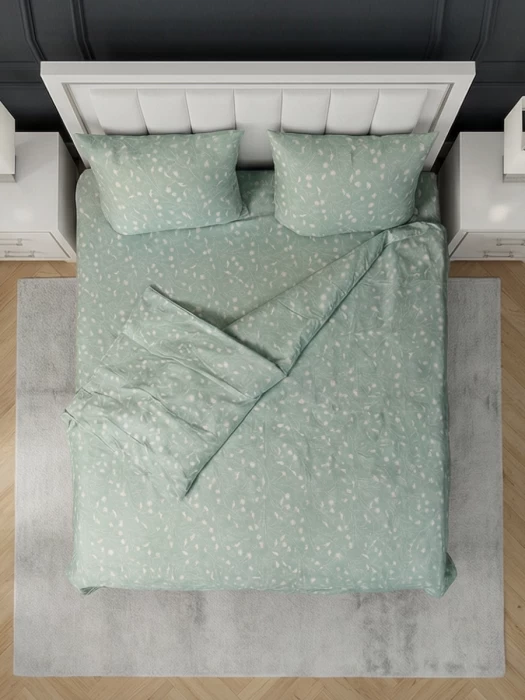 Комплект постельного белья евро ТМ "ЦУМ" Одуванчики