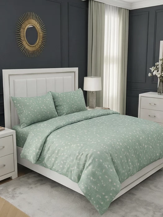 Комплект постельного белья евро ТМ "ЦУМ" Одуванчики