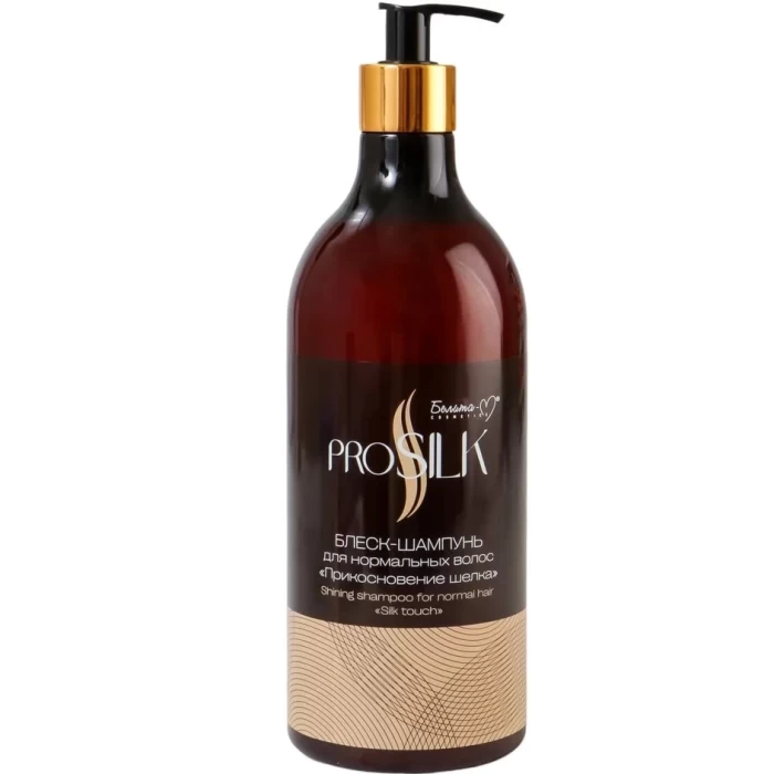 Шампунь-блеск бессульфатный Белита Прикосновение шелка 750мл