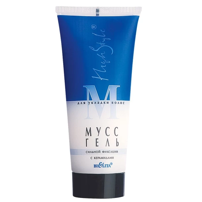 Мусс для укладки волос Белита High Style Гель с керамидами сильной фиксации 200мл