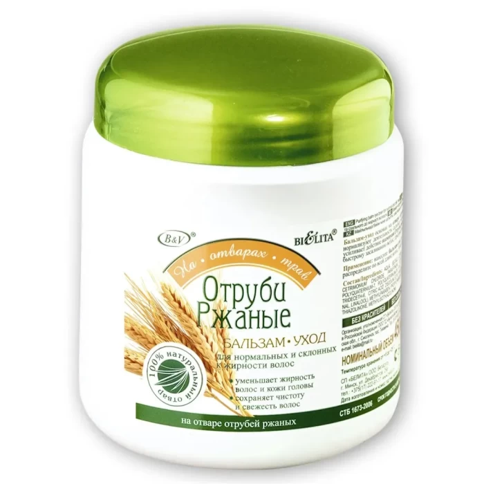 Бальзам-уход для волос Белита Отруби ржаные 450мл