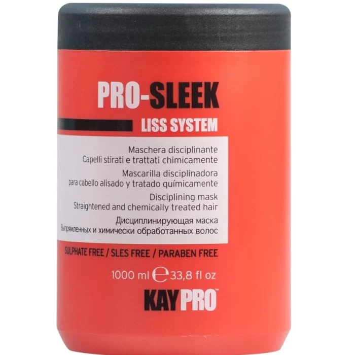 Маска дисциплинирующая для волос Kaypro Pro-sleek 1000мл