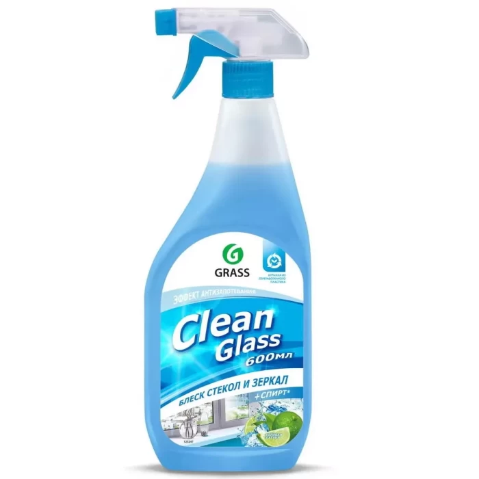 Средство Grass Clean для мытья стекол голубая лагуна 600мл