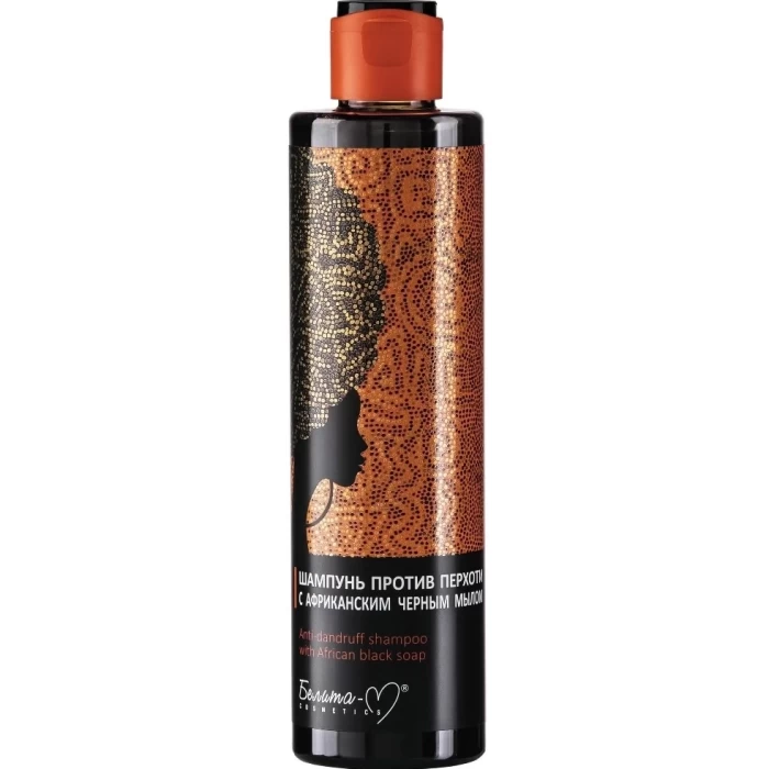 Бессульфатный шампунь против перхоти Белита С африканским черным мылом 250мл