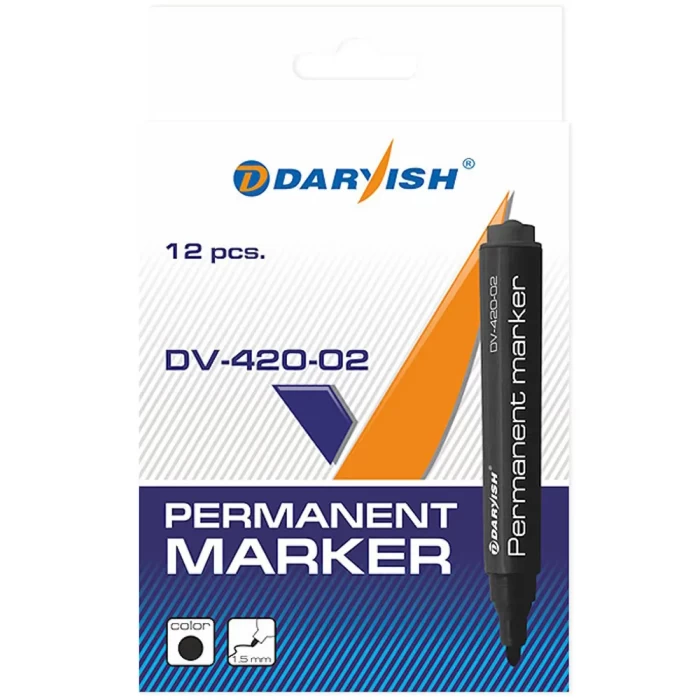 Маркер-перманент Darvish черный