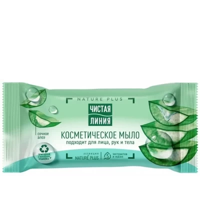 Мыло косметическое Чистая Линия Алоэ