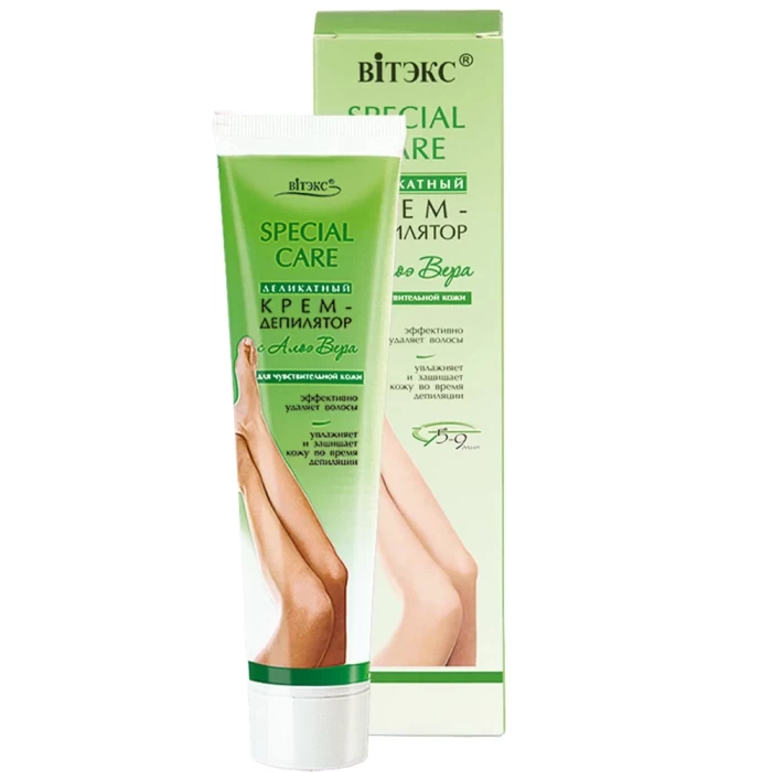 Деликатный  крем-депилятор Витэкс Special Care для чувствительной кожи 120мл