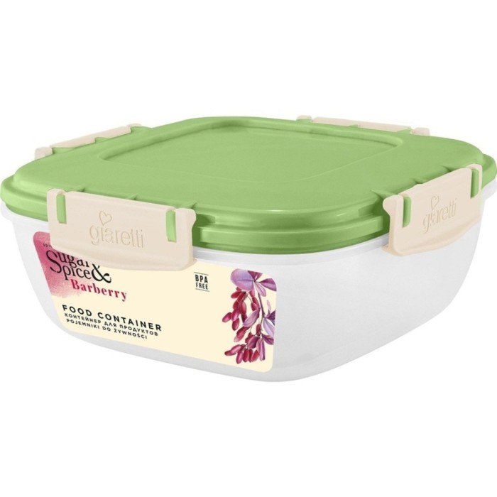 Контейнер для продуктов Sugar&Spice Barberry квадратный 0,35л