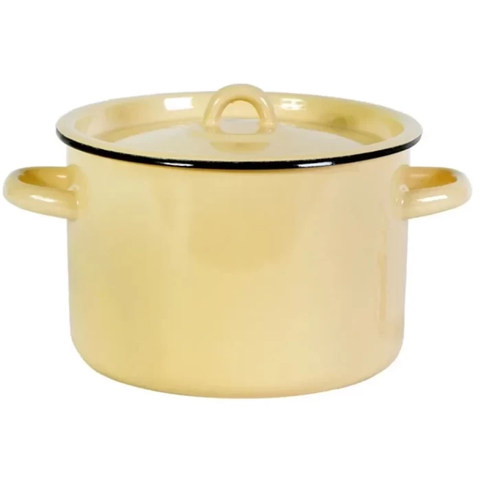 Кастрюля эмалированная 2,9л без рисунка 2с16/1