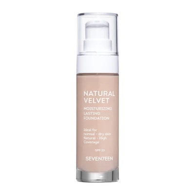 Тональный крем Seventeen Natural Velvet Moisturizing Lasting Foundation 30 мл