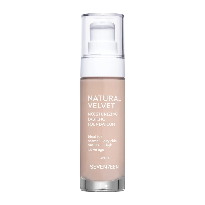 Тональный крем Seventeen Natural Velvet Moisturizing Lasting Foundation 30 мл