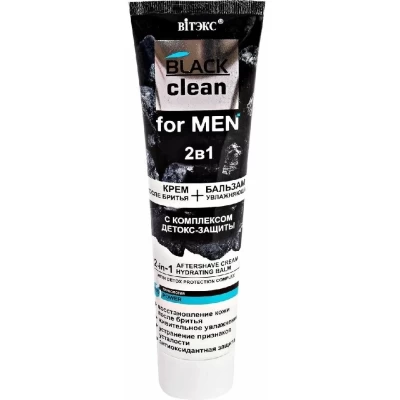 Крем-бальзам после бритья Витэкс Black Clean 100мл