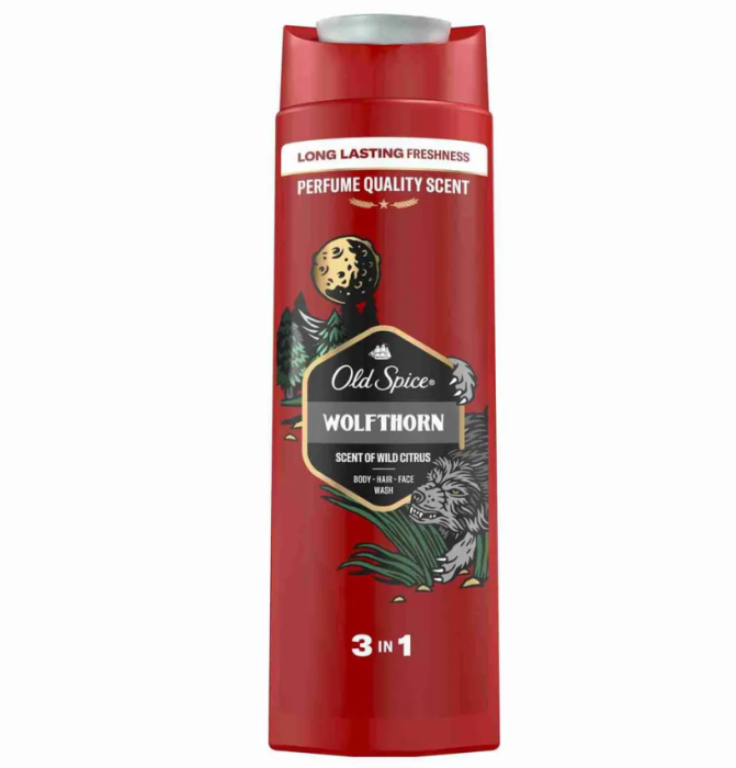 Шампунь-гель для душа Old Spice 3в1 Wolfthorn 250мл