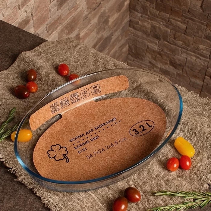 Форма для запекания из жаропрочного стекла 3.2л