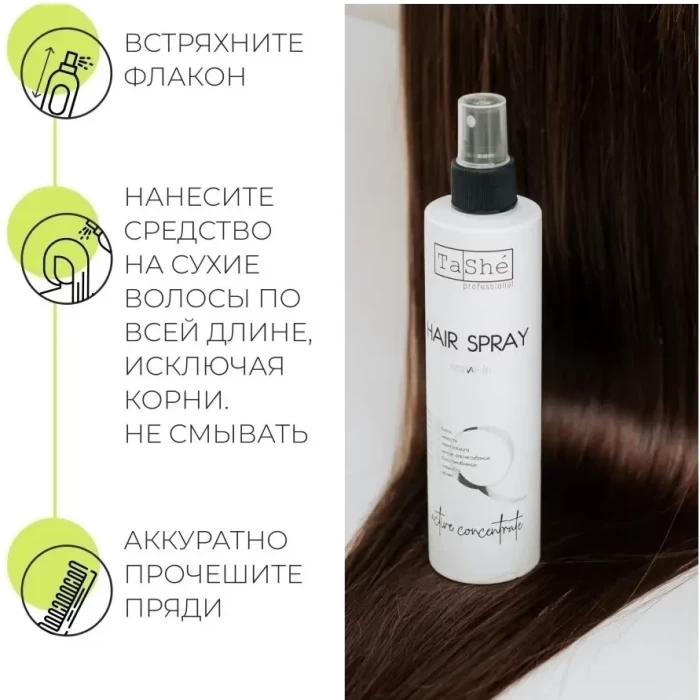 Несмываемый IQ-спрей Tashe Professional для волос 250мл 