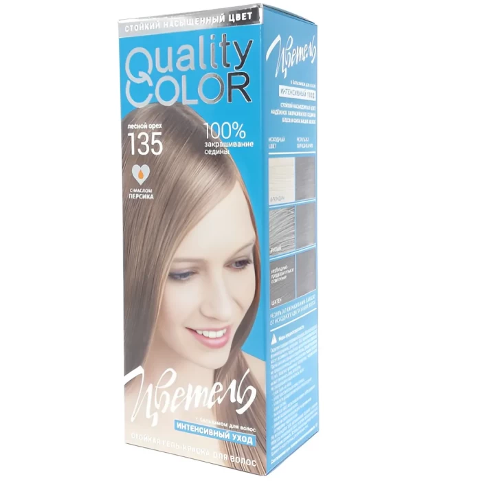 Гель-краска для волос стойкая Цветель