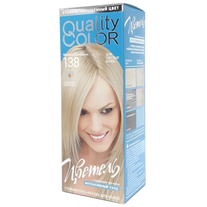 Гель-краска для волос стойкая Цветель