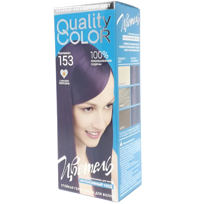 Гель-краска для волос стойкая Цветель