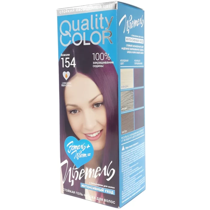 Гель-краска для волос стойкая Цветель