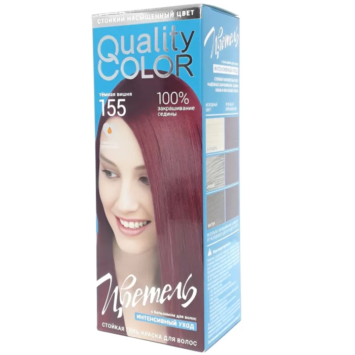 Гель-краска для волос стойкая Цветель