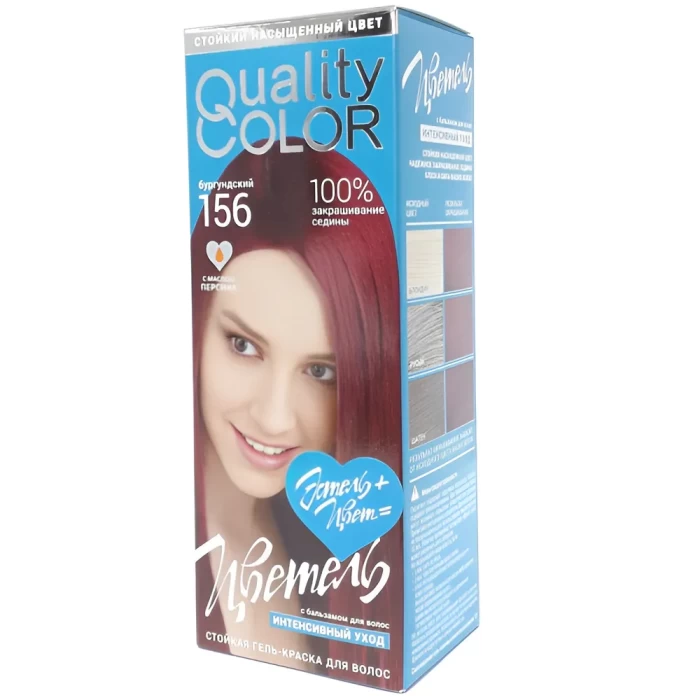 Гель-краска для волос стойкая Цветель