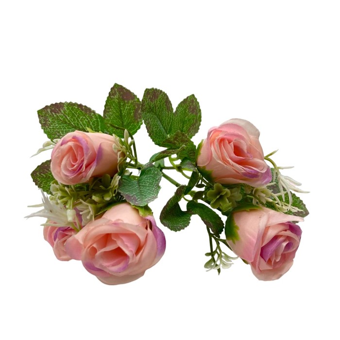 Искусственный цветок "Букет роз" 25 см арт. 0091-51