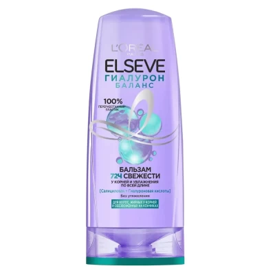 Бальзам Elseve Гиалурон баланс 72ч свежести 200мл