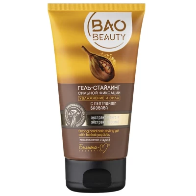 Гель для укладки волос Белита-М Baobeauty Стайлинг сильной фиксации Увлажнение и сила 150г