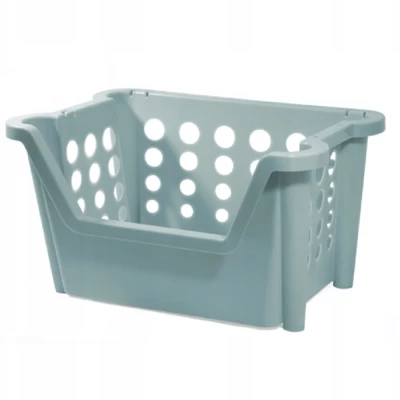 Корзина для овощей Berossi Krita L Серая мистерия 43,9х35,1 х25см